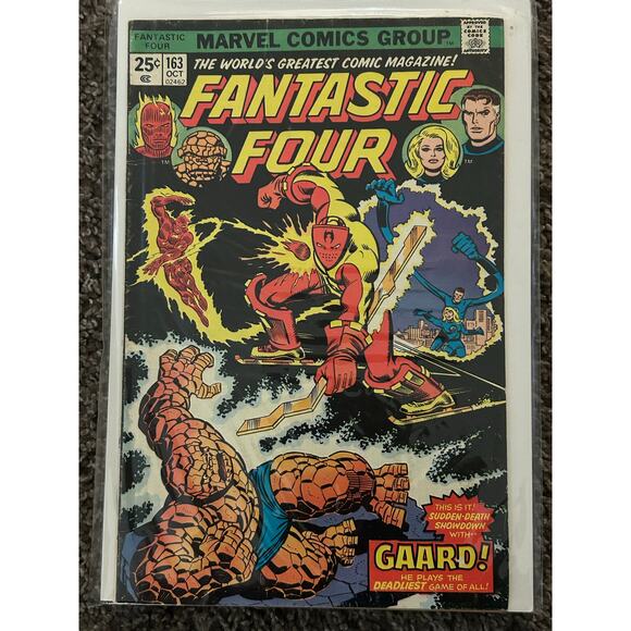 Fantastic Four Vol. 1 #126, 131, 161, 163, 164 (1971 Marvel) Lot of 5 - 2 KEYS - Picture 4 of 6